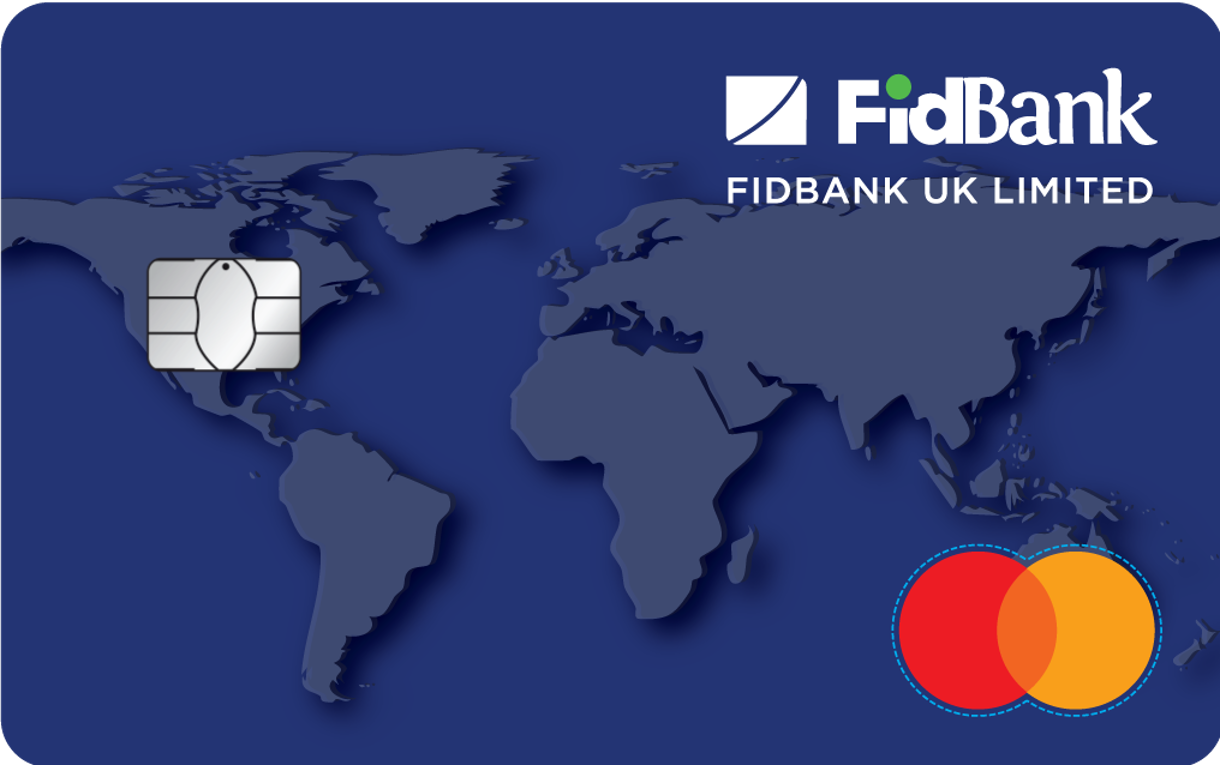 FidBank UK Standard Debit Card design